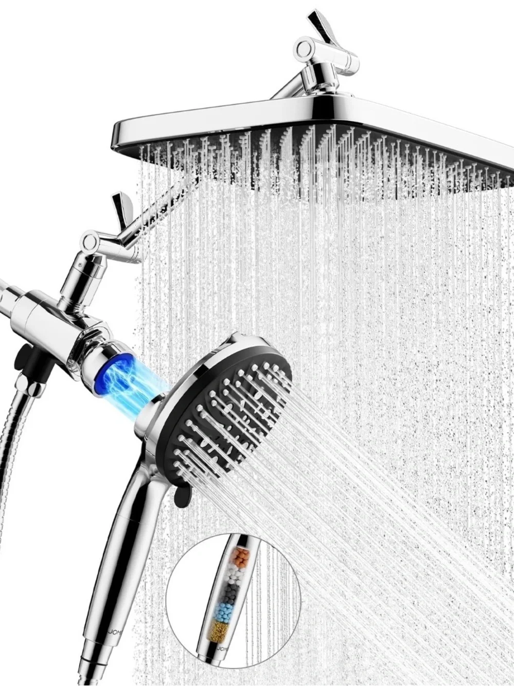 Jomoo Rain Shower head and detachable head NWT